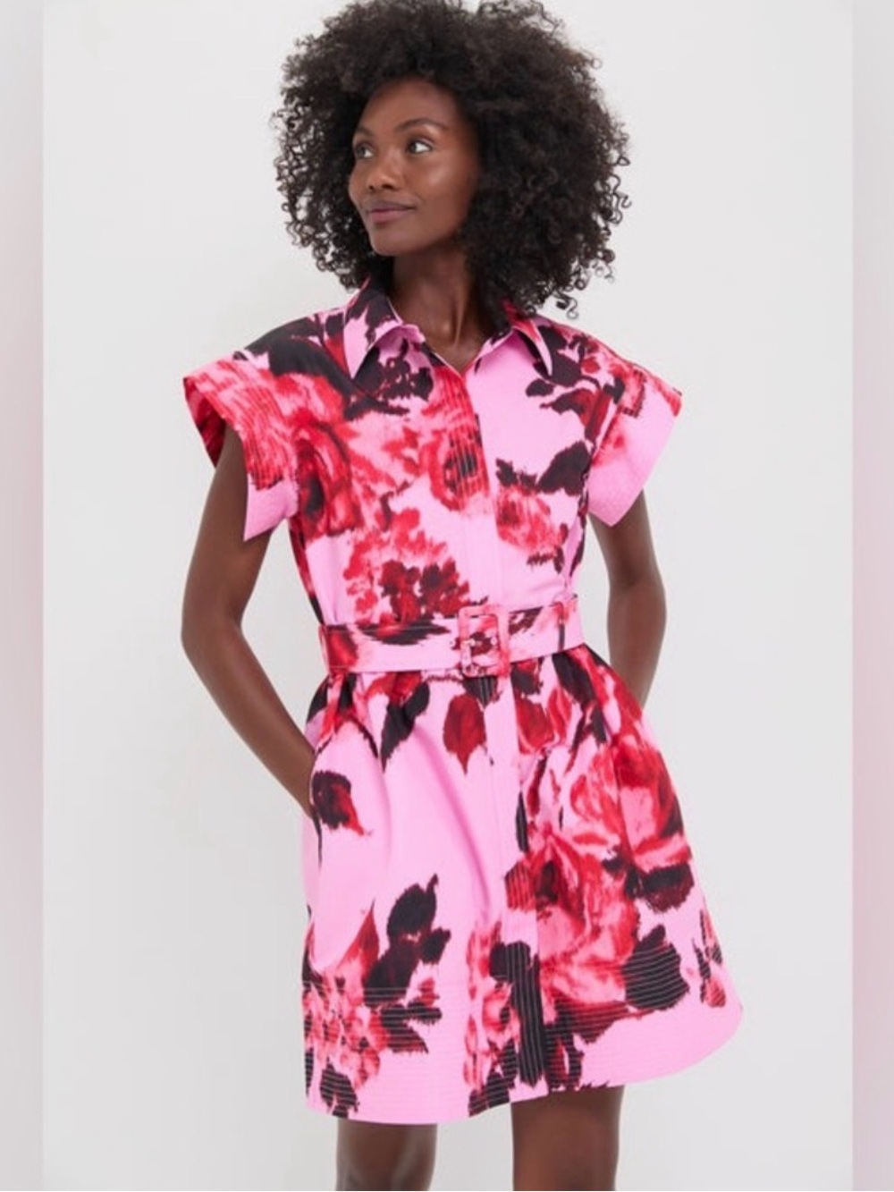 TUCKERNUCK Cerise Blossom Mini Chloe Dress